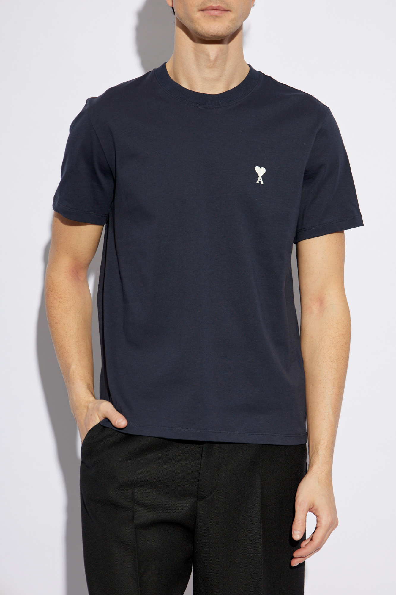 Ami Alexandre Mattiussi T-shirt with embroidered logo